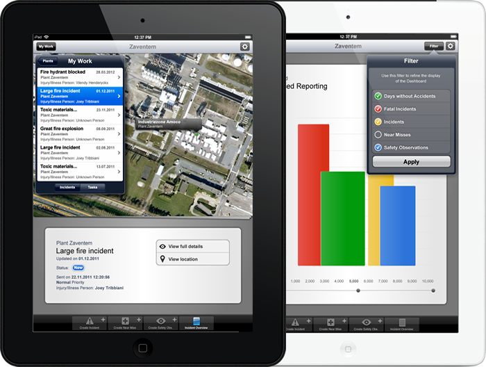 iEHS - Incident Overview and Dashboard (portrait)