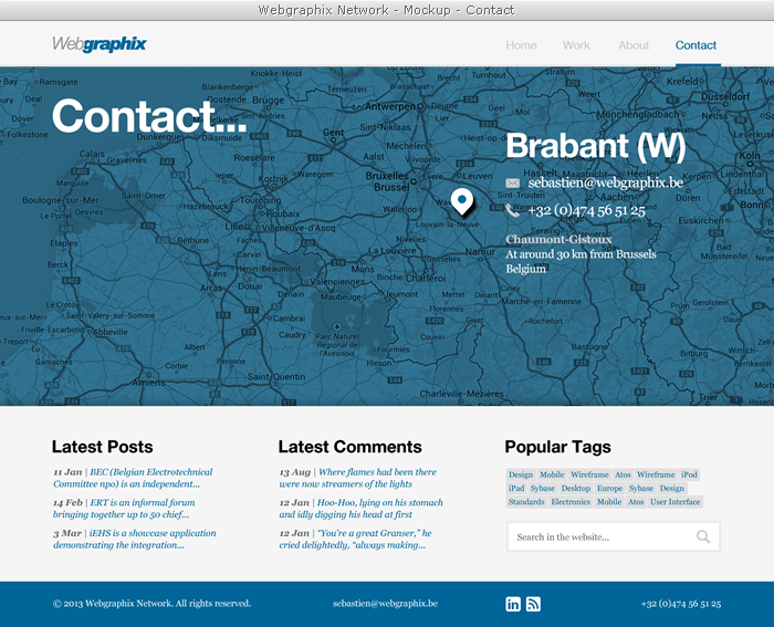 Webgraphix Network - Mockup - Contact